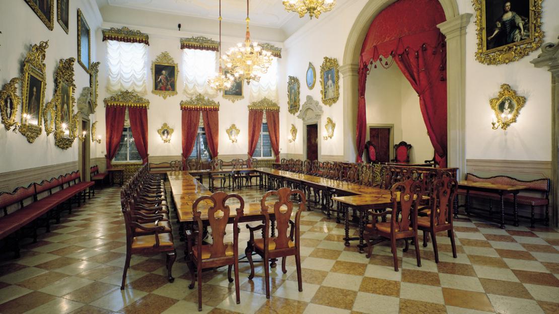 Der Ehrensaal des Merkantilgebäudes.