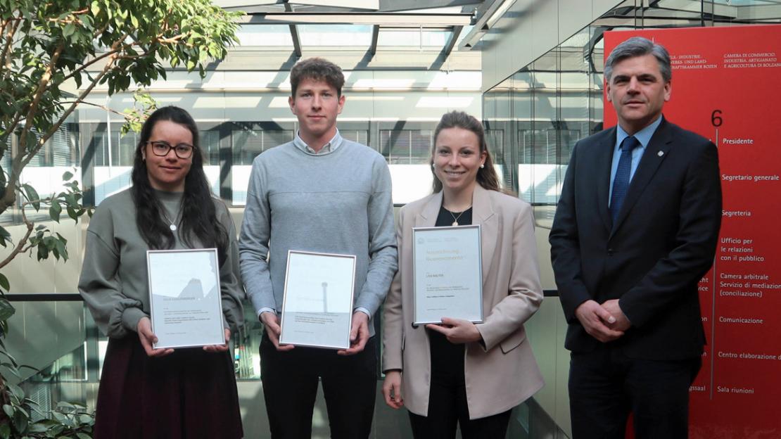 Julia Guggenberger, Matthias Sparber, Lisa Nalter, Georg Lun