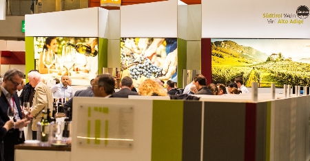 Nella foto: la fiera ProWein a Düsseldorf