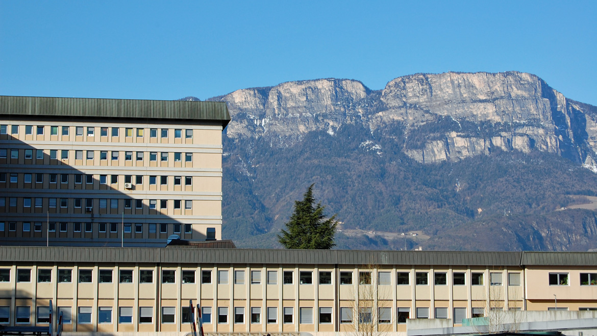Das Zentralkrankenhaus in Bozen.