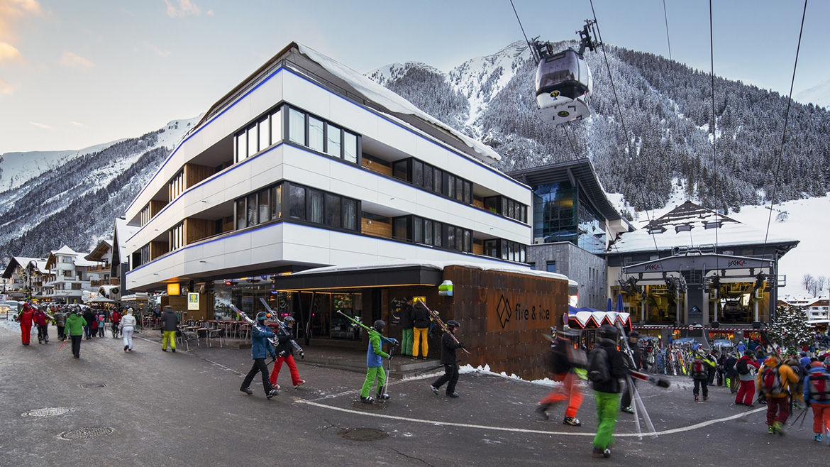 Fire & ice ha realizzato una propria struttura abitativa per il personale a Ischgl